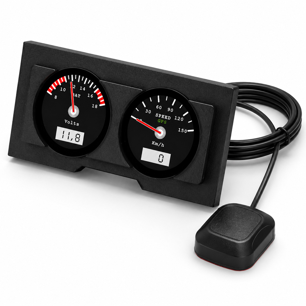 I-Meter MI510 doppio Indicatore multiplo per MITSUBISHI PAJERO IO-TR4-PININ 1998-2015 (modello squadrato) - Image 8